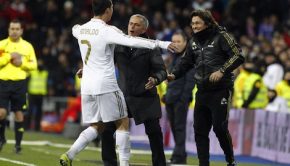 Cristiano Ronaldo et Jose Mourinho - @Iconsport