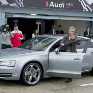 Jose Mourinho et sa nouvelle Audi - @Iconsport