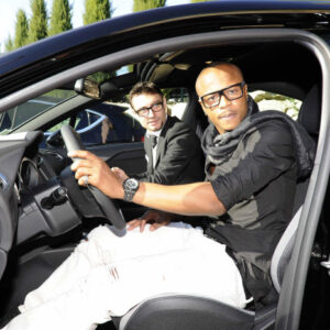 Andre Ayew dans sa Citroen DS3 - @Iconsport