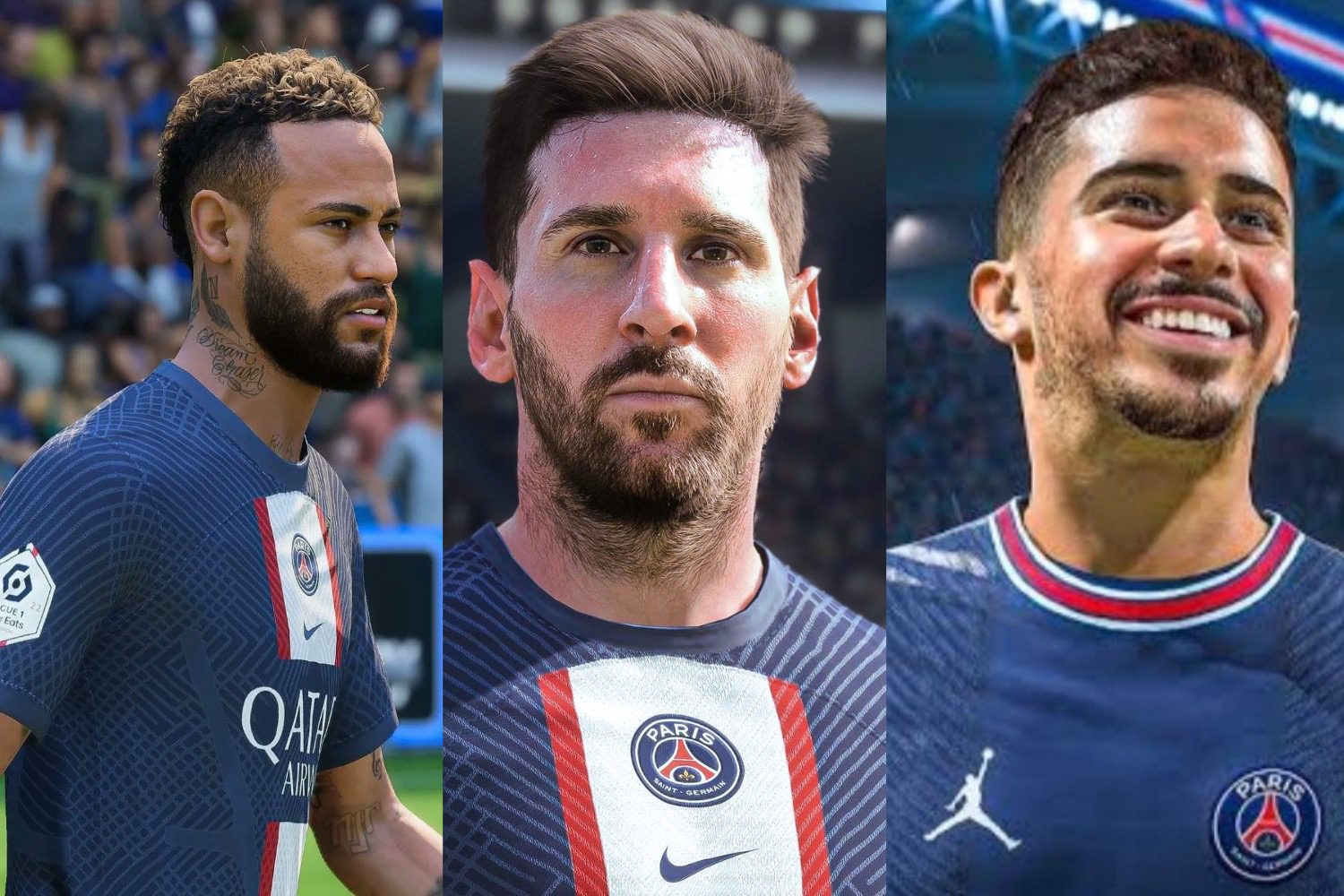 Les visages bluffants de réalisme des joueurs du PSG sur FIFA 23