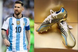 Des crampons couleurs de l'or pour le dernier Mondial de Messi