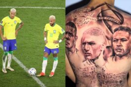 Quand Neymar paye (cher) Richarlison pour qu'il retire son tatouage !