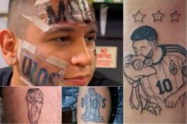 Best of des tatouages les plus moches qui célèbrent la victoire de l'Argentine. Un carnage!