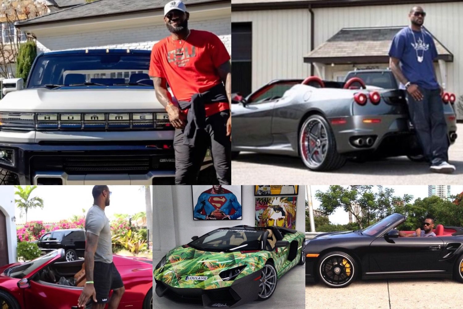 LeBron James et les voitures, il a quoi dans son garage ?