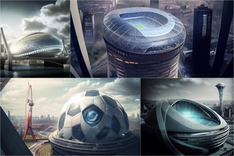A quoi ressembleront les futurs stades de football ? L'IA y répond et c