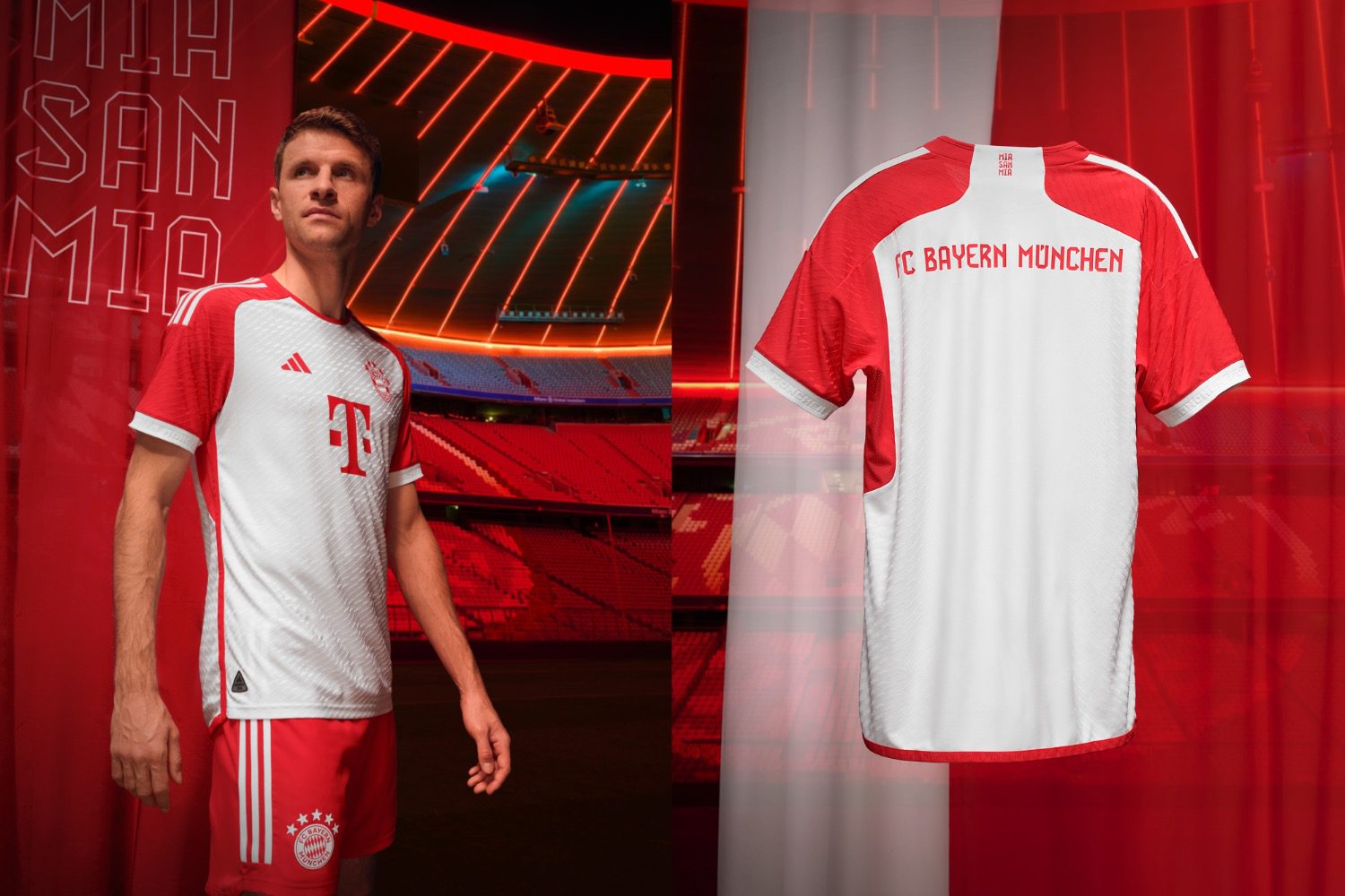 adidas dévoile le nouveau maillot domicile du Bayern Munich pour la saison  2023-2024 