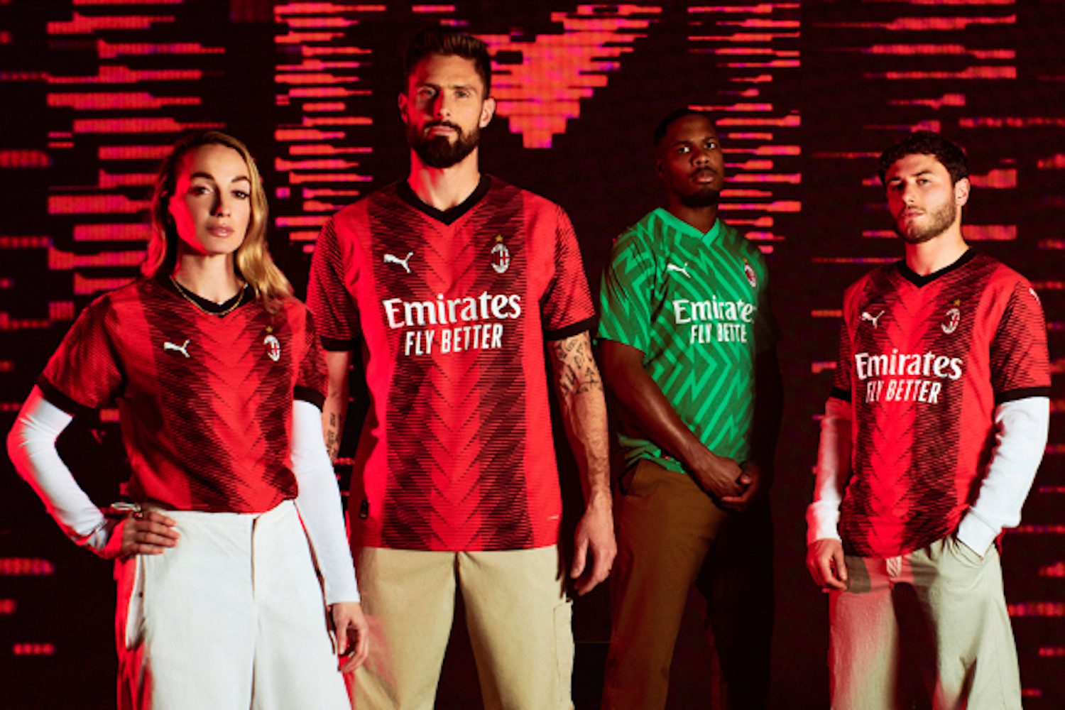 AC Milan Inspiré de la ville de Milan, le nouveau maillot domicile