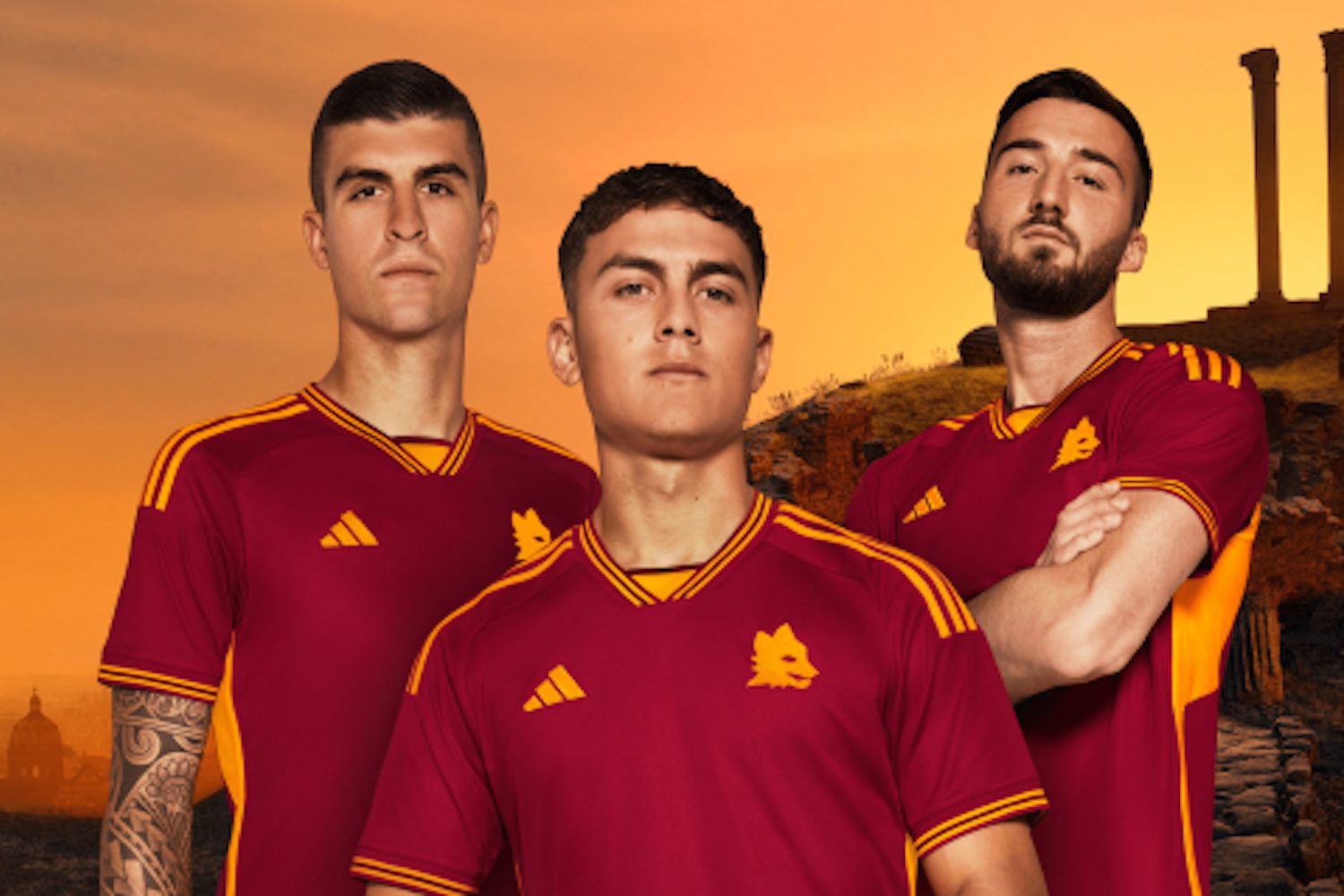 L'AS Roma dévoile son maillot 2023-24. Le premier du retour d'Adidas