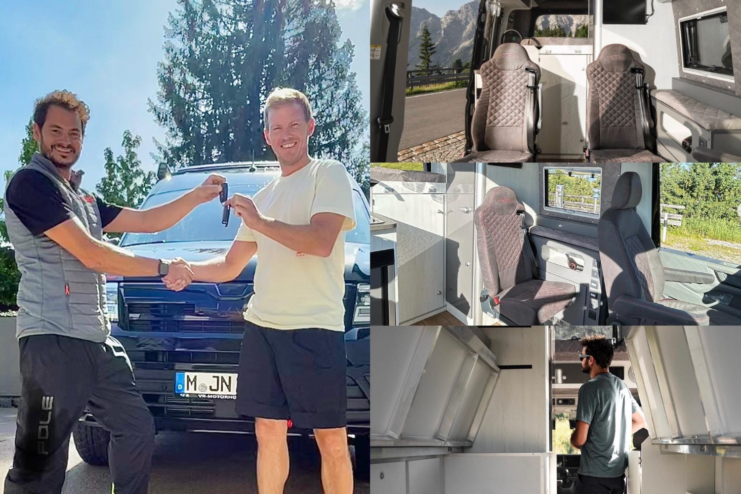 Nagelsmann s'offre un luxueux van emménagé pour camper. Visite à bord