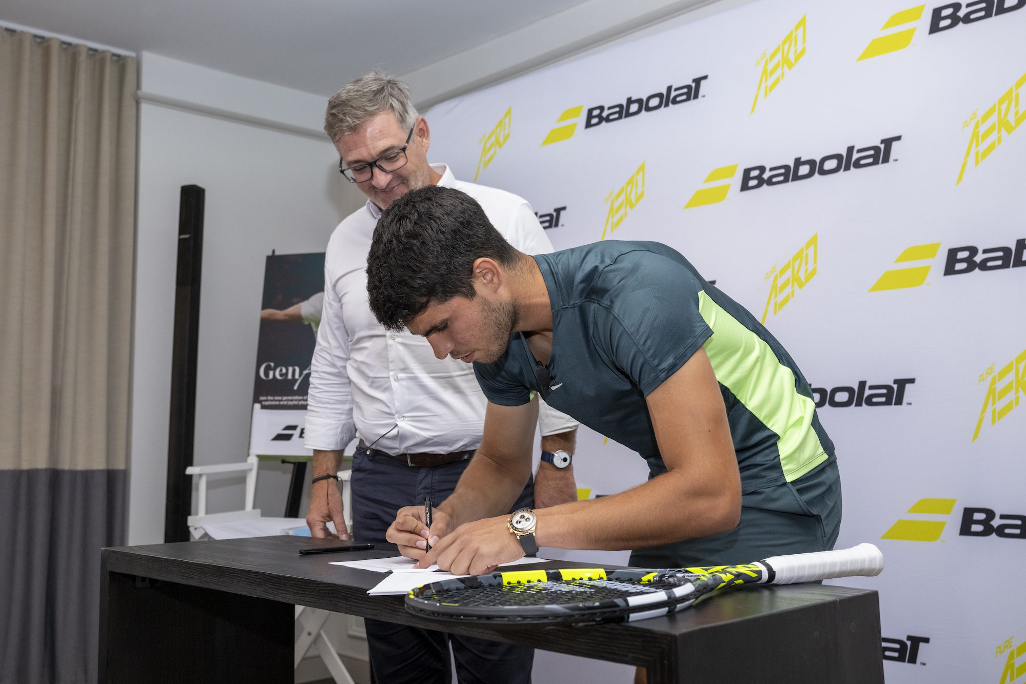 Carlos Alcaraz sept ans de plus avec Babolat