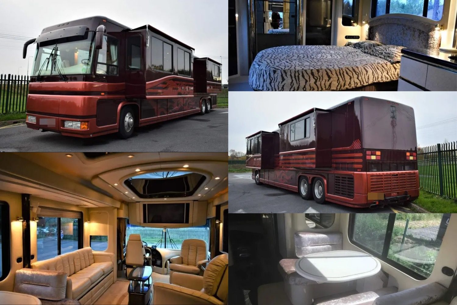 A bord du motorhome de l'ex pilote de F1 Jenson Button. A vendre 100 000€