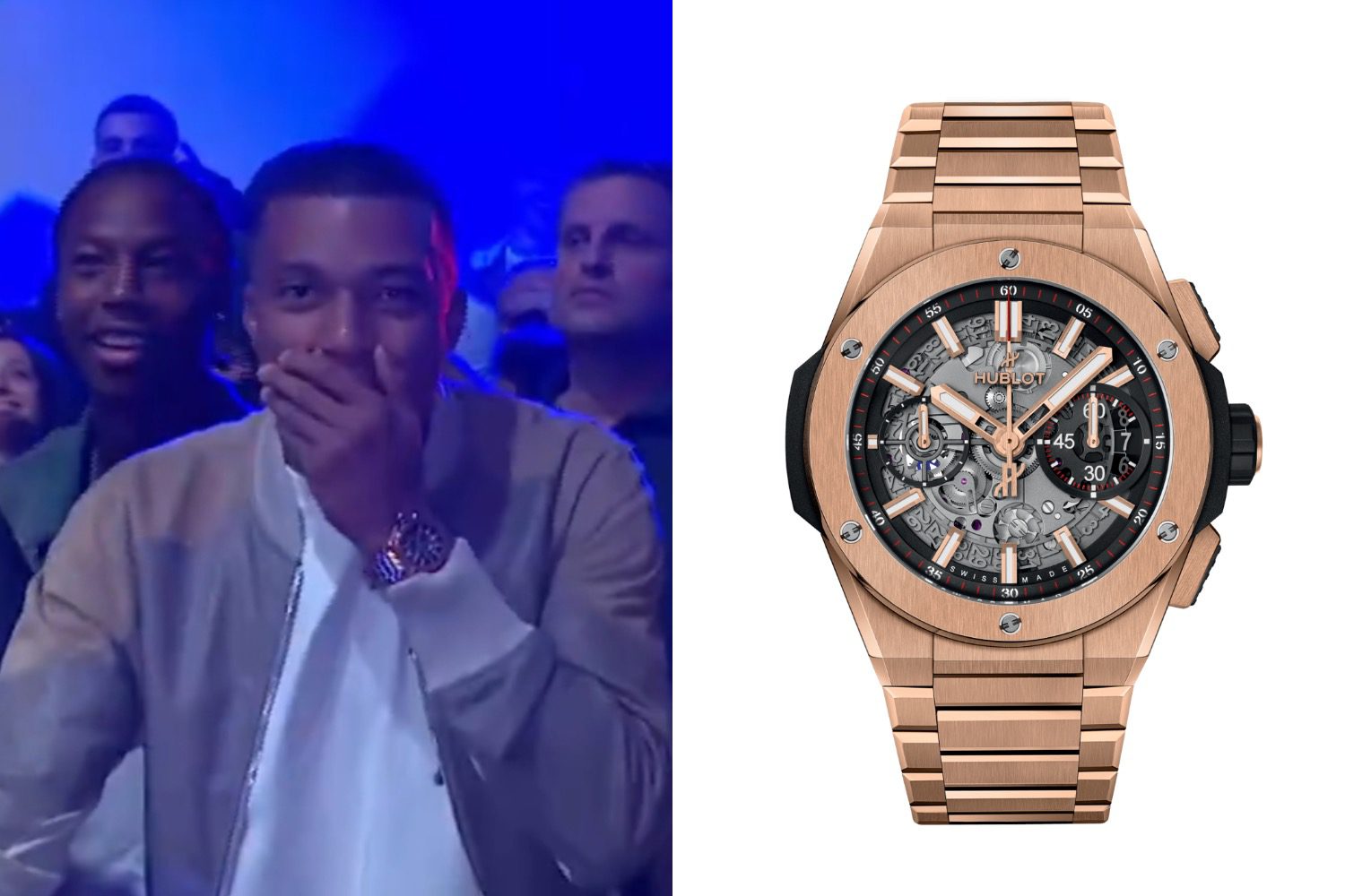 Montre 2024 hublot mbappe