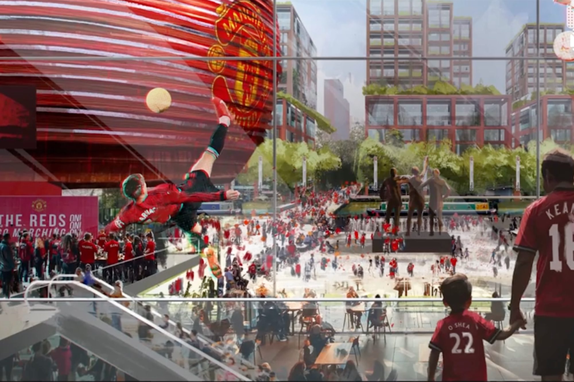 Carte D'anniversaire Manchester United FC Avec Autocollants