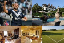 Andy Carroll. Bienvenue dans sa maison à vendre 10 M€ (avec son terrain de football)