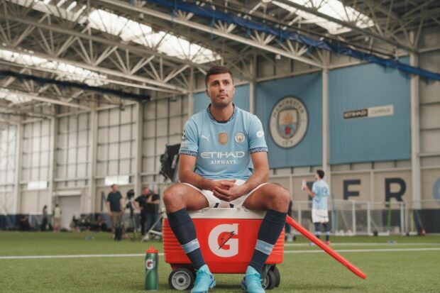 Rodri. Le Ballon d'or reprend du service... dans la publicité