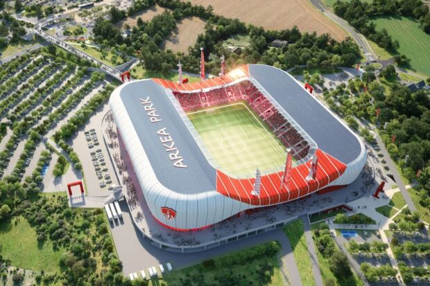 Stade Brestois. Bienvenue à Arkea Park, le futur stade à 106 M€ du SB29