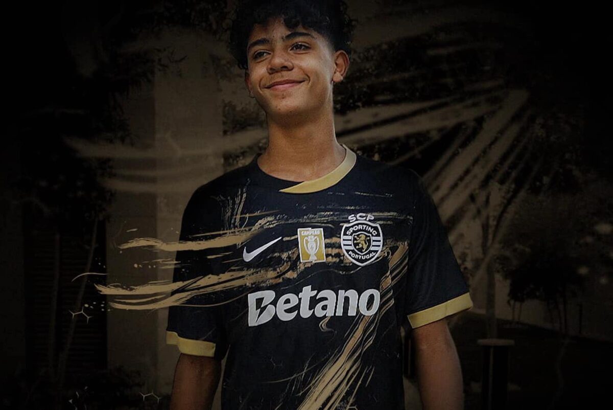 Cristiano Ronaldo Jr ambassadeur du nouveau maillot du Sporting en ...