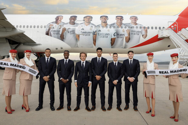 Avec Mbappé en guest, un nouvel avion aux couleurs du Real Madrid