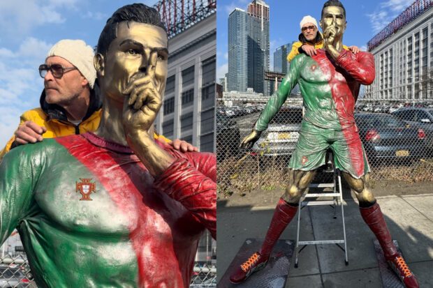 Cristiano Ronaldo. Une statue "Siu" de 3,6m pour son 40e anniversaire