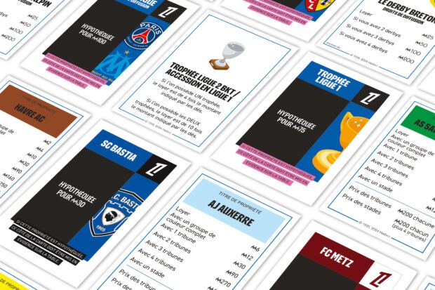 La Ligue 1 se joue désormais sur Monopoly