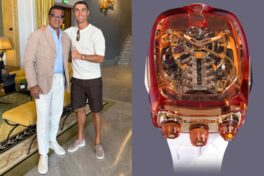 Cristiano Ronaldo reçoit une montre à 1,5M$ de la part d'un sponsor