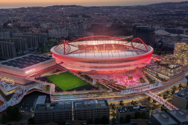 Benfica. Les 1res images du futur stade de la Luz du Benfica