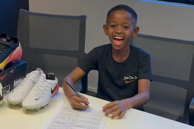 Nike recrute un footballeur brésilien... de 8 ans !