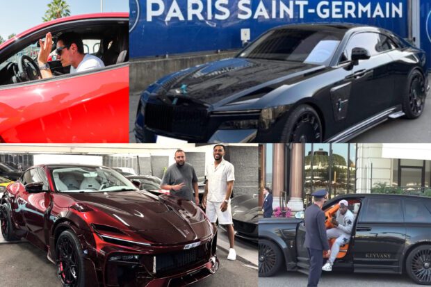 OM, PSG, RC Lens, OL, Ligue 1. Les plus belles voitures des stars du championnat