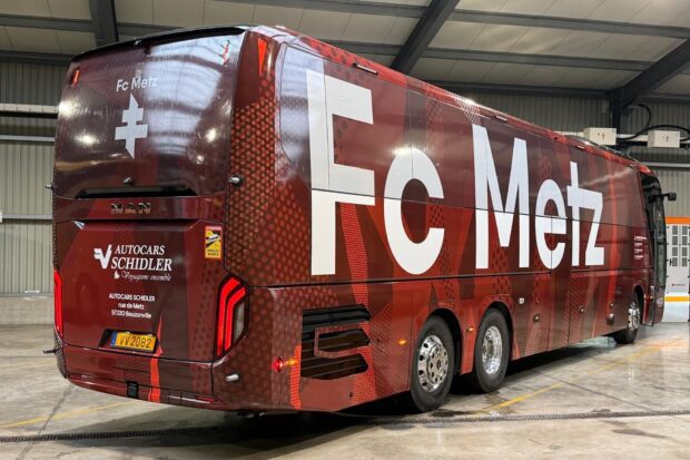 FC Metz. Un nouveau bus tout neuf pour le FC Metz