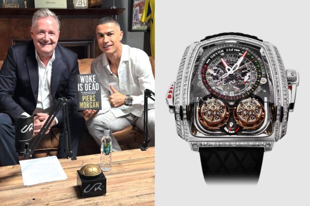 Cristiano Ronaldo. Sa dernière montre a 344 diamants et vaut 1,2 M€