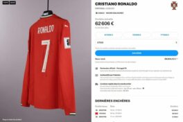 Cristiano Ronaldo, Marquinhos, Messi... Les 10 maillots les plus chers vendus sur MatchWornShirt