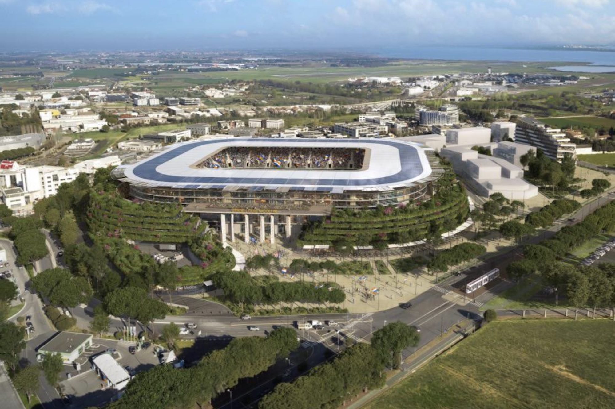 MHSC. Les images du stade Louis-Nicollin, le projet que vient d’abandonner Montpellier
