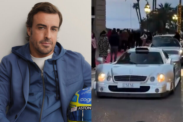 Fernando Alonso parade au volant d'une voiture à 10 M€