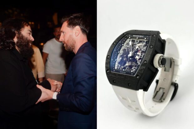 Lionel Messi reçoit une montre à 1M€ en cadeau d'un milliardaire indien