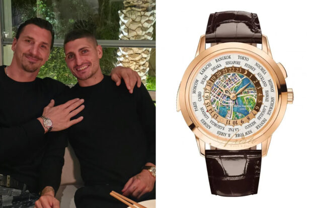 Marco Verratti pose avec une montre à... 1,5M€