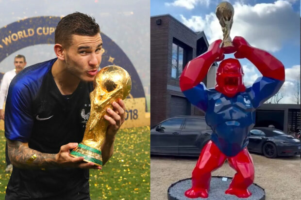 Lucas Hernandez s'offre un kong géant d'Orlinski pour célébrer sa Coupe du monde 2018