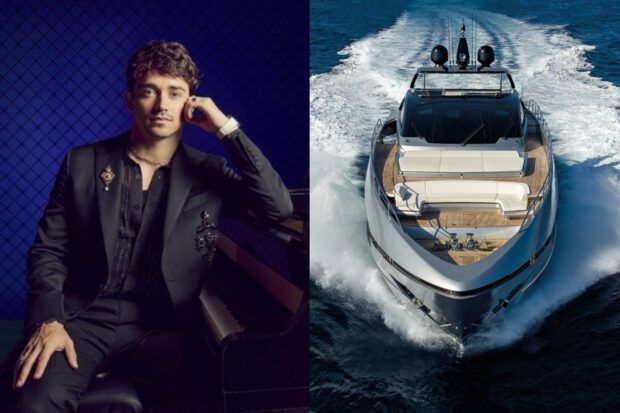 Charles Leclerc. Bienvenue à bord de son nouveau yacht à 15 M$